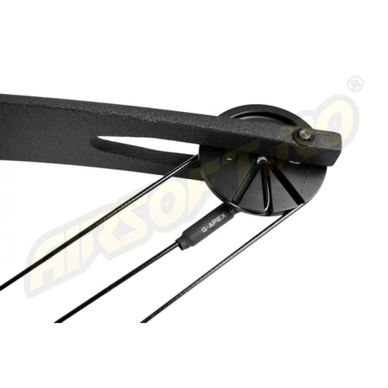 ARC MODEL COMPOUND DIN FIBRA DE STICLA - NEGRU / ARGINTIU