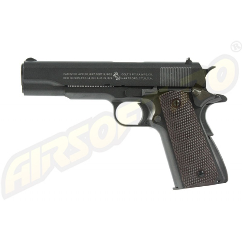 CYBERGUN PISTOLA SOFTAIR COLT M1911 - FULL METAL - SCARRELLANTE - CO2