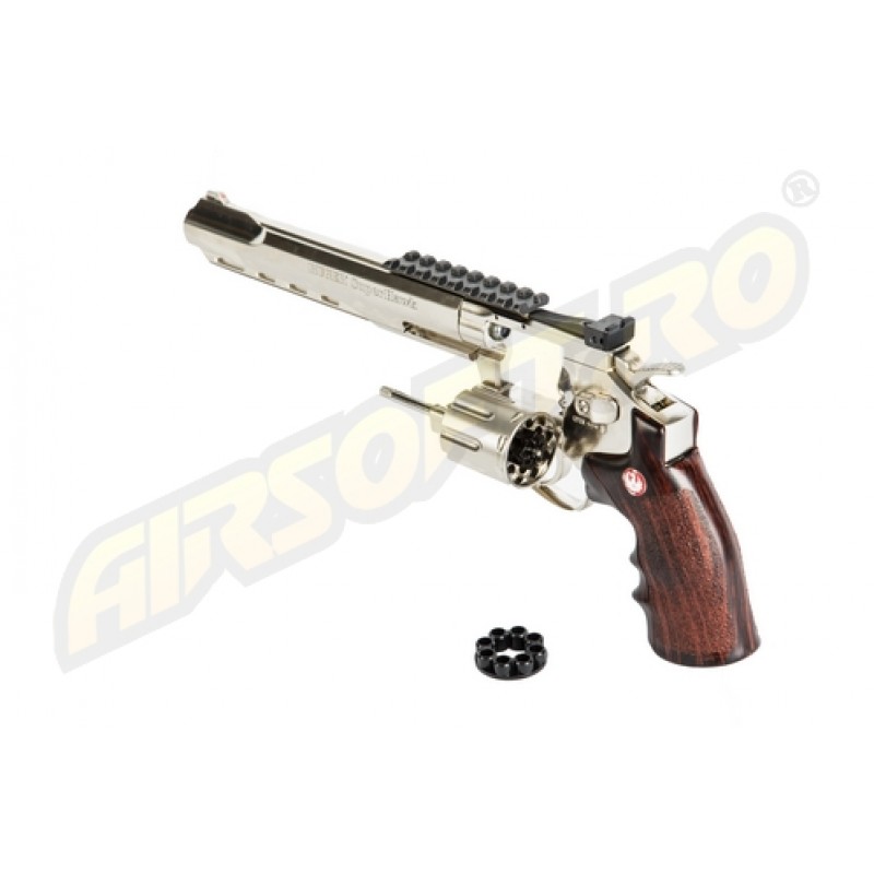 RUGER SUPER HAWK 8 INCH - FULL METAL - GNB - CO2 - SILVER RUGER SUPER HAWK 8 INCH - FULL METAL - GNB - CO2 - SILVER