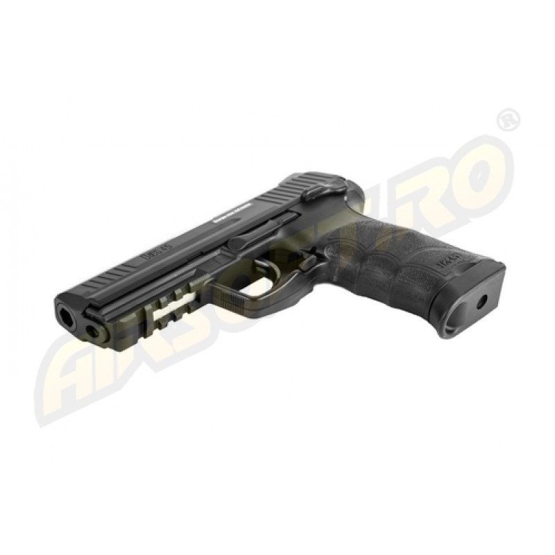 HECKLER KOCH HK45 - METAL SLIDE - GNB - CO2 - BLACK HECKLER KOCH HK45 - METAL SLIDE - GNB - CO2 - BLACK