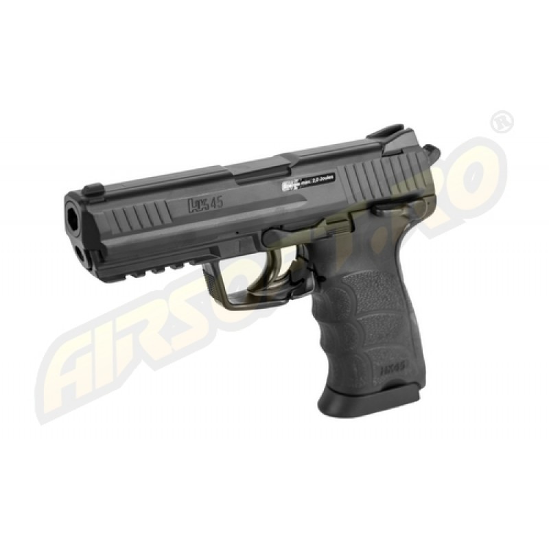 HECKLER KOCH HK45 - METAL SLIDE - GNB - CO2 - BLACK HECKLER KOCH HK45 - METAL SLIDE - GNB - CO2 - BLACK