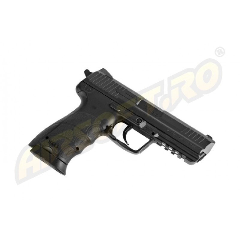 HECKLER KOCH HK45 - METAL SLIDE - GNB - CO2 - BLACK HECKLER KOCH HK45 - METAL SLIDE - GNB - CO2 - BLACK