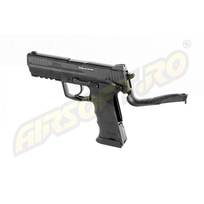 HECKLER KOCH HK45 - METAL SLIDE - GNB - CO2 - BLACK HECKLER KOCH HK45 - METAL SLIDE - GNB - CO2 - BLACK