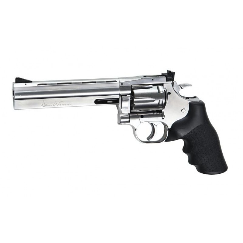 REVOLVER DAN WESSON - MODEL 715 - 6 INCH - SILVER - FULL METAL - GNB - CO2 - LOW POWER SPECIAL VERSION