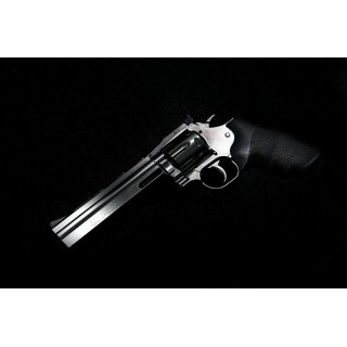 REVOLVER DAN WESSON - MODEL 715 - 6 INCH - SILVER - FULL METAL - GNB - CO2 - LOW POWER SPECIAL VERSION REVOLVER DAN WESSON - MODEL 715 - 6 INCH - SILVER - FULL METAL - GNB - CO2 - LOW POWER SPECIAL VERSION
