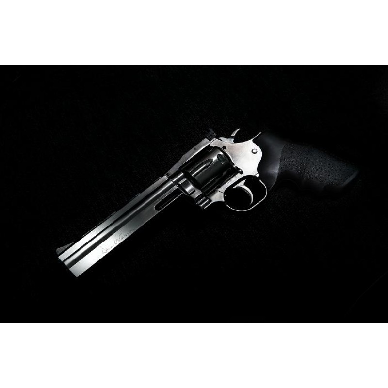 REVOLVER DAN WESSON - MODEL 715 - 6 INCH - SILVER - FULL METAL - GNB - CO2 - LOW POWER SPECIAL VERSION