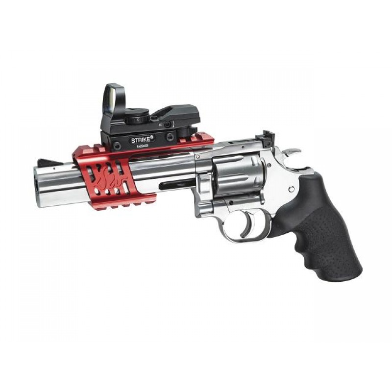 REVOLVER DAN WESSON - MODEL 715 - 6 INCH - SILVER - FULL METAL - GNB - CO2 - LOW POWER SPECIAL VERSION