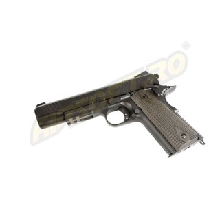 CYBER GUN COLT M1911 RAIL GUN - CO2 - SCARRELLANTE - BLACK MAT
