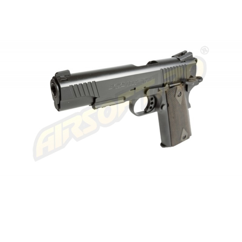 CYBER GUN COLT M1911 RAIL GUN - CO2 - SCARRELLANTE - BLACK MAT