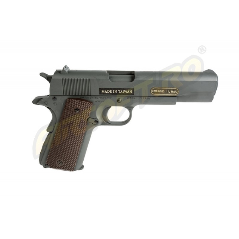 CYBERGUN PISTOLA SOFTAIR COLT 1911 EDIZIONE CENTENARIA - SCARRELLANTE - CO2 - PARKERIZED