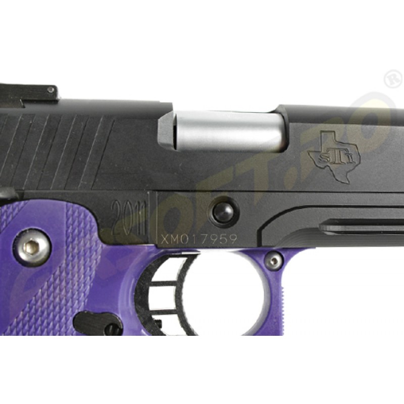 KSC PISTOLA SOFTAIR STI A360 - 5.5 - LONG SLIDE - NERO - A GAS SCARRELLANTE (GBB)