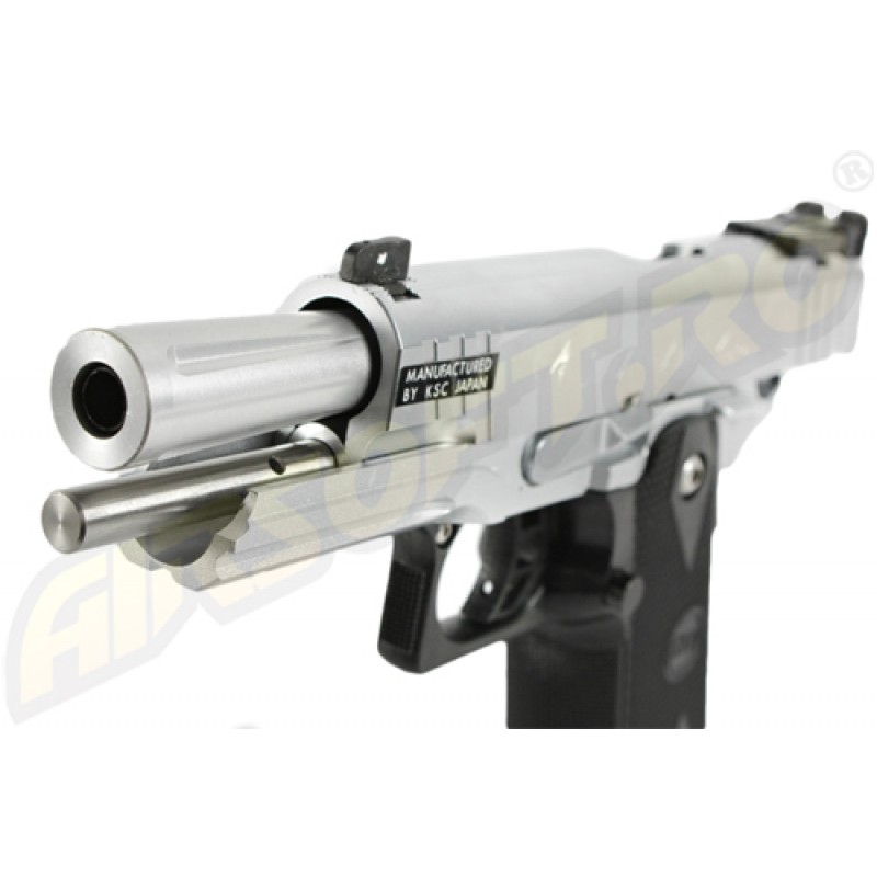 KSC PISTOLA SOFTAIR STI A309 - SEAHAWK - 4.3 - SILVER - SCARRELLANTE (GBB)