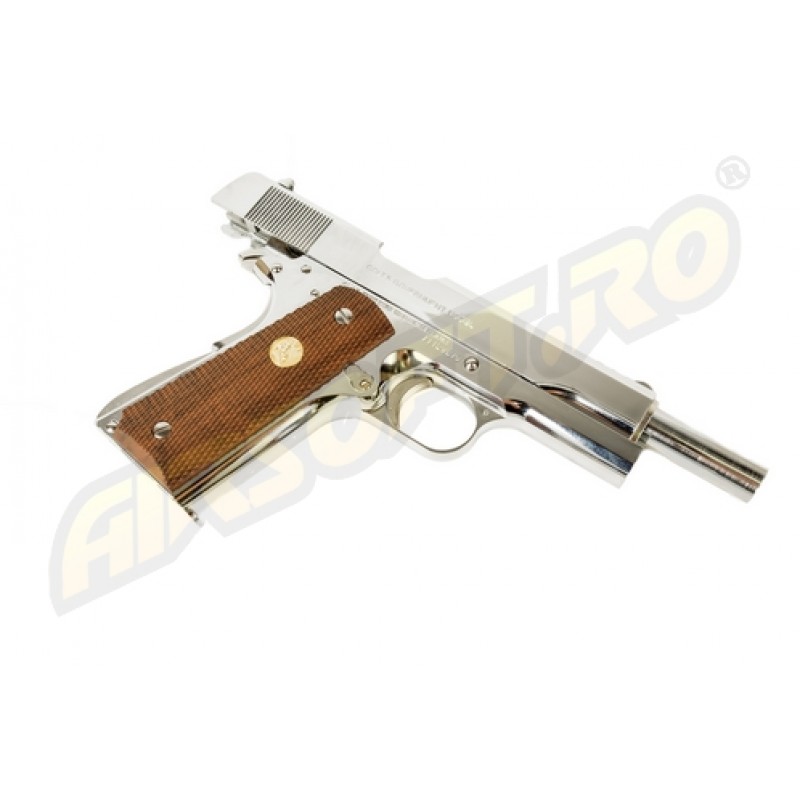 Tokyo Marui COLT GOVERNMENT SERIES 70 - NICKEL Scarrellante (GBB) Tokyo Marui COLT GOVERNMENT SERIES 70 - NICKEL Scarrellante (GBB)