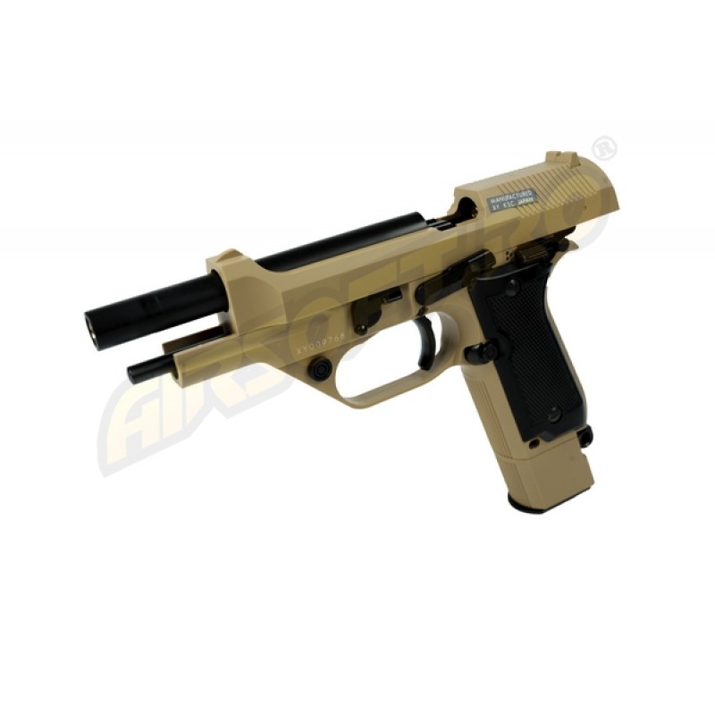 KSC PISTOLA SOFTAIR M93R DESERT SPARTAN - SCARRELLANTE (GBB)