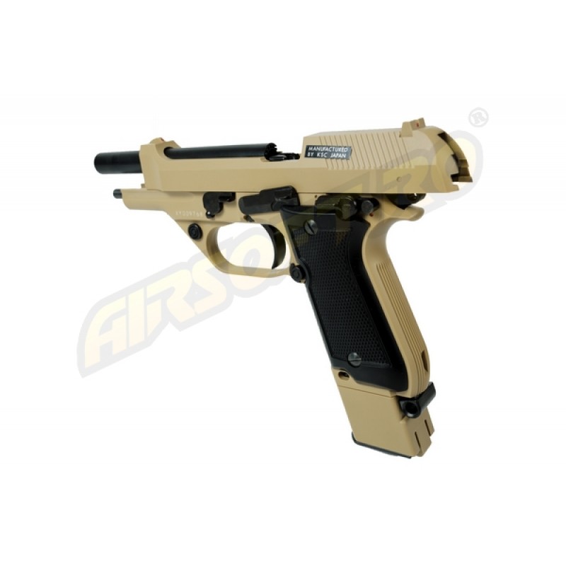 KSC PISTOLA SOFTAIR M93R DESERT SPARTAN - SCARRELLANTE (GBB)