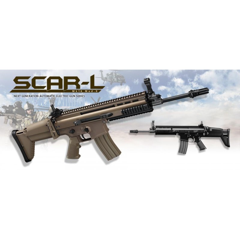 SCAR-L MK.16 MOD.0 - RECOIL SHOCK - NEXT GENERATION - BLOW-BACK - BLACK