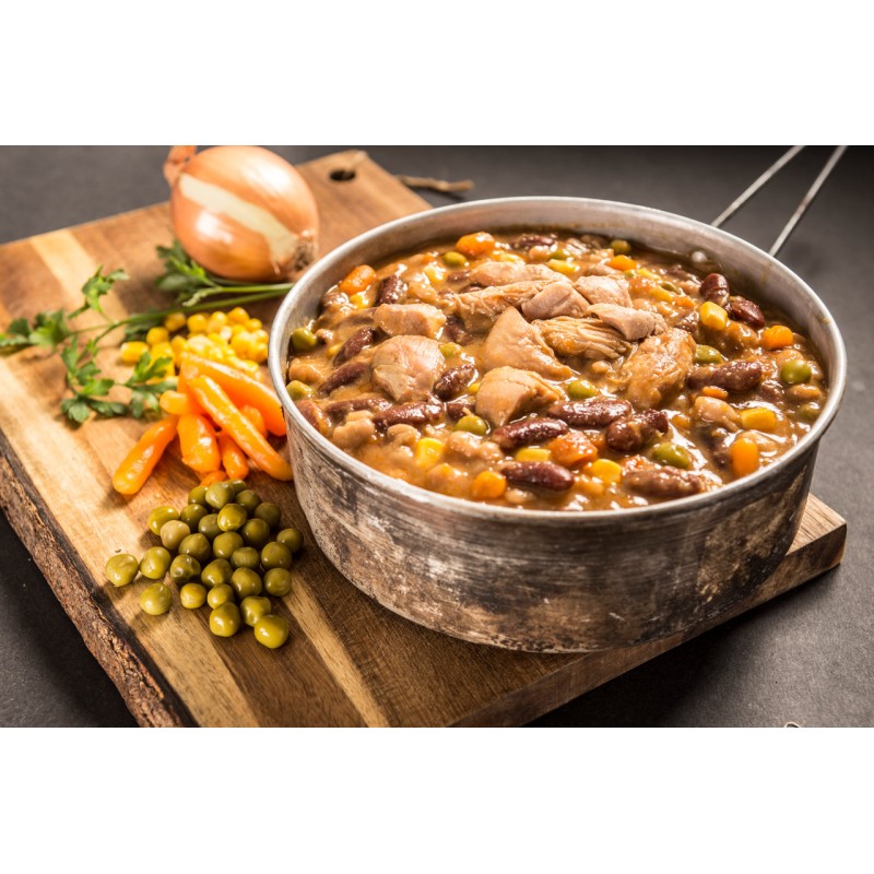 ADVENTURE MENU POLLO CON FAGIOLI E VERDURE