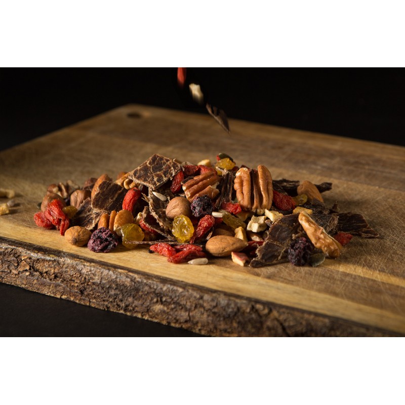 ADVENTURE MENU TRAIL MIX GOJI- BEEF JERKY|PECAN NUTS