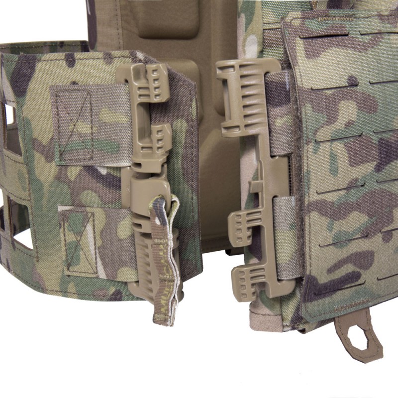 WARRIOR ASSAULT SYSTEMS TATTICO LASER CUT LOW PROFILE CARRIER - PANNELLO BUNGEE TRIPLO STACCABILE 5.56 - LARGE - MULTICAM