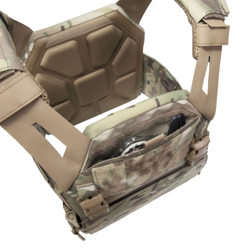 WARRIOR ASSAULT SYSTEMS TATTICO LASER CUT LOW PROFILE CARRIER - PANNELLO BUNGEE TRIPLO STACCABILE 5.56 - LARGE - MULTICAM