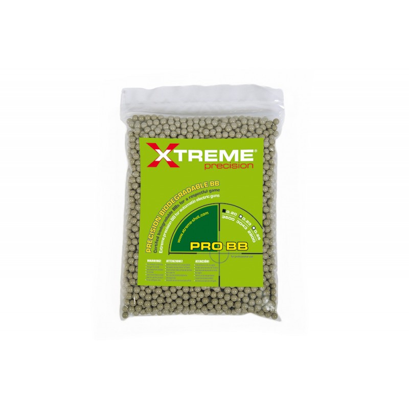 XTREME PALLINI BIODEGRADABILI 0.20 - 2800 PZ DARK EARTH