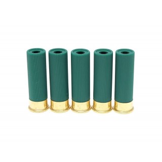 MARUZEN 5 SHELL SET FOR M870 MARUZEN GAS SHOTGUN - GREEN