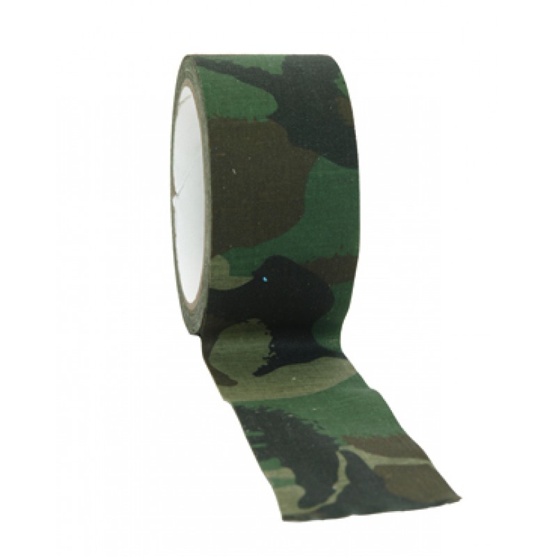 WOODLAND CAMOUFLAGE ADHESIVE TAPE (10 M)
