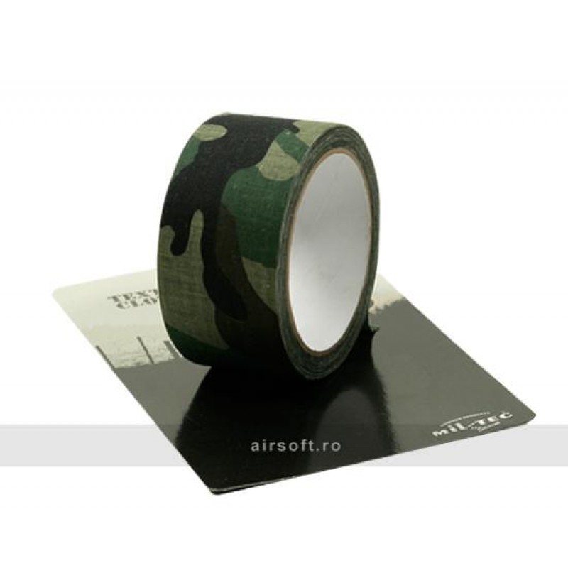 WOODLAND CAMOUFLAGE ADHESIVE TAPE (10 M)