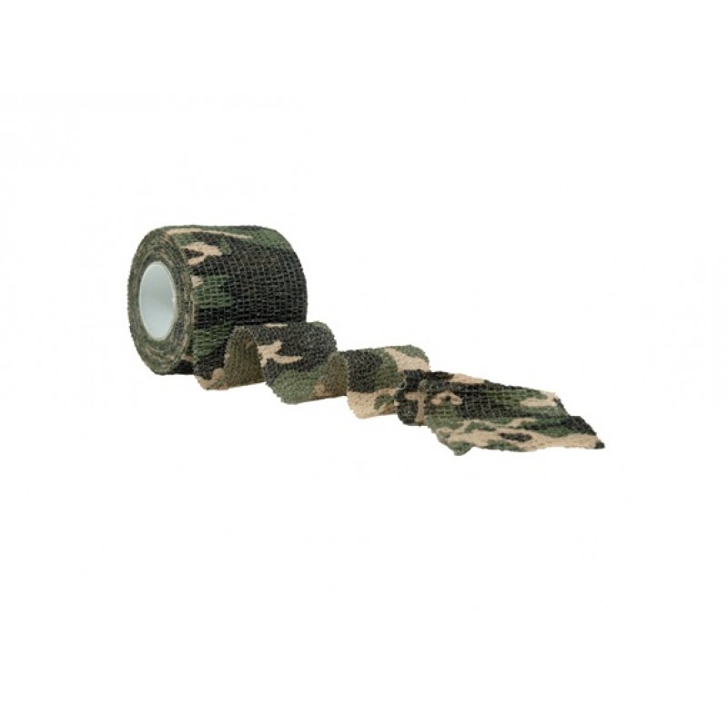 ADHESIVE TAPE WOODLAND CAMOUFLAGE (4.5 M)