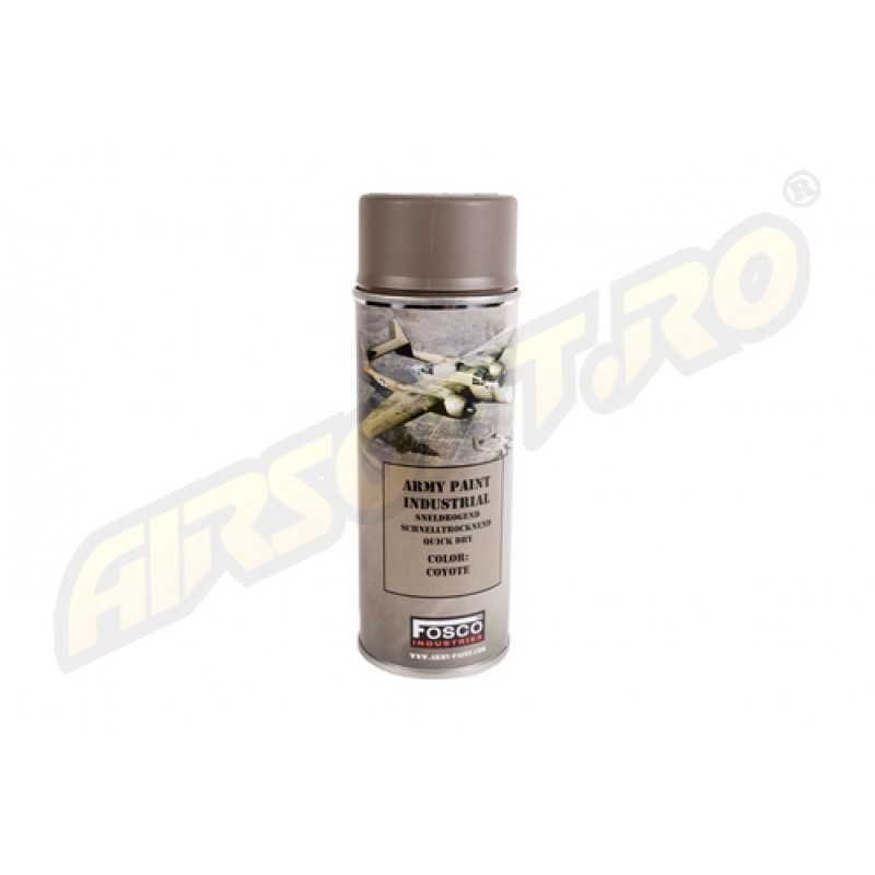 FOSCO INDUSTRIES SPRAY VERNICE PER FUCILI, ARMY PAINT - COYOTE