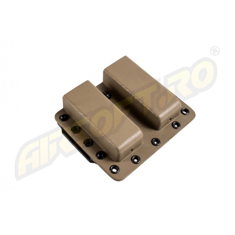 PORT INCARCATOR DUBLU BR - KYDEX - TAN