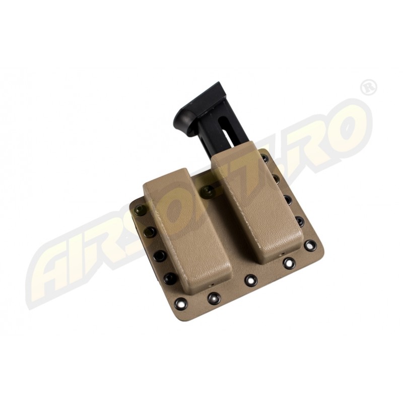 PORT INCARCATOR DUBLU BR - KYDEX - TAN