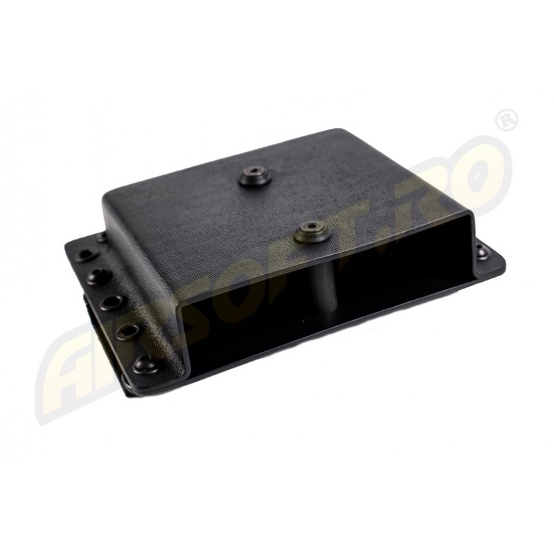 PORT INCARCATOR DUBLU BR - KYDEX - PENTRU CZ SCORPION - BLACK