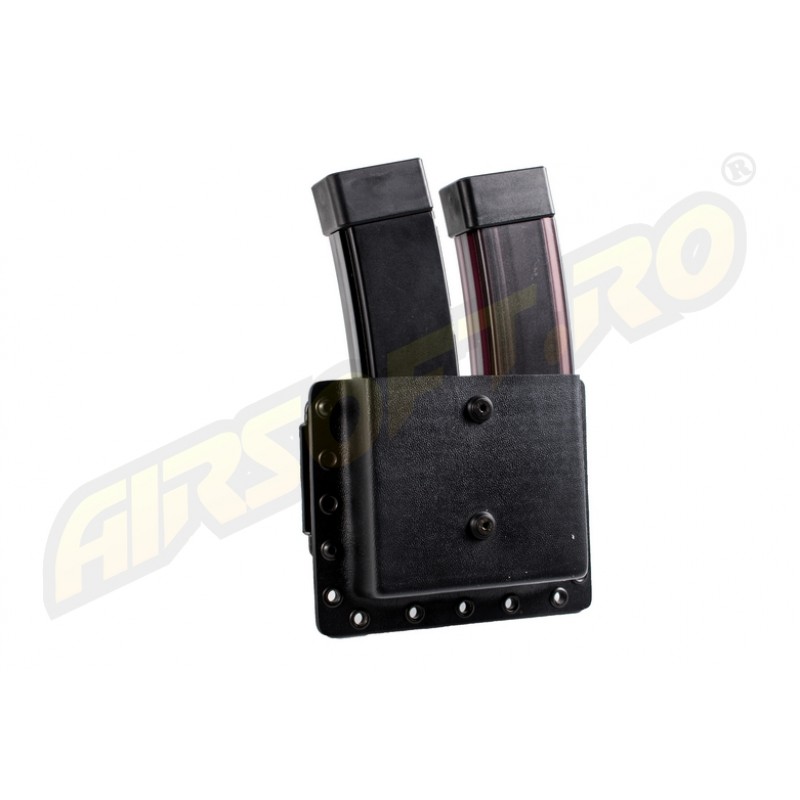 PORT INCARCATOR DUBLU BR - KYDEX - PENTRU CZ SCORPION - BLACK