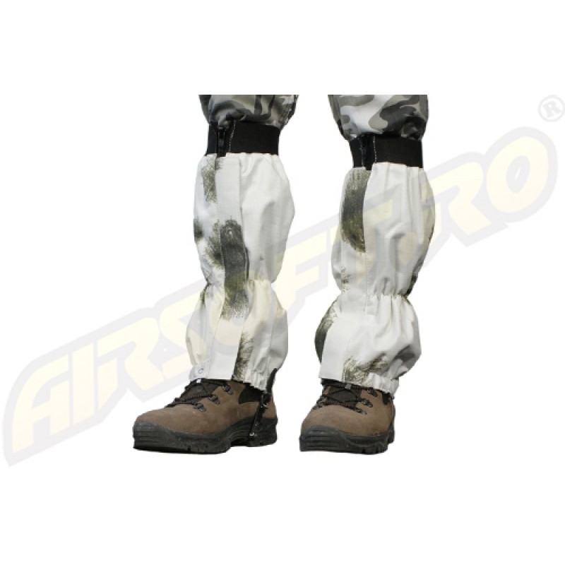 GHETTE CON SICURA DI ACCIAIO - SNOW CAMO GHETTE CON SICURA DI ACCIAIO - SNOW CAMO