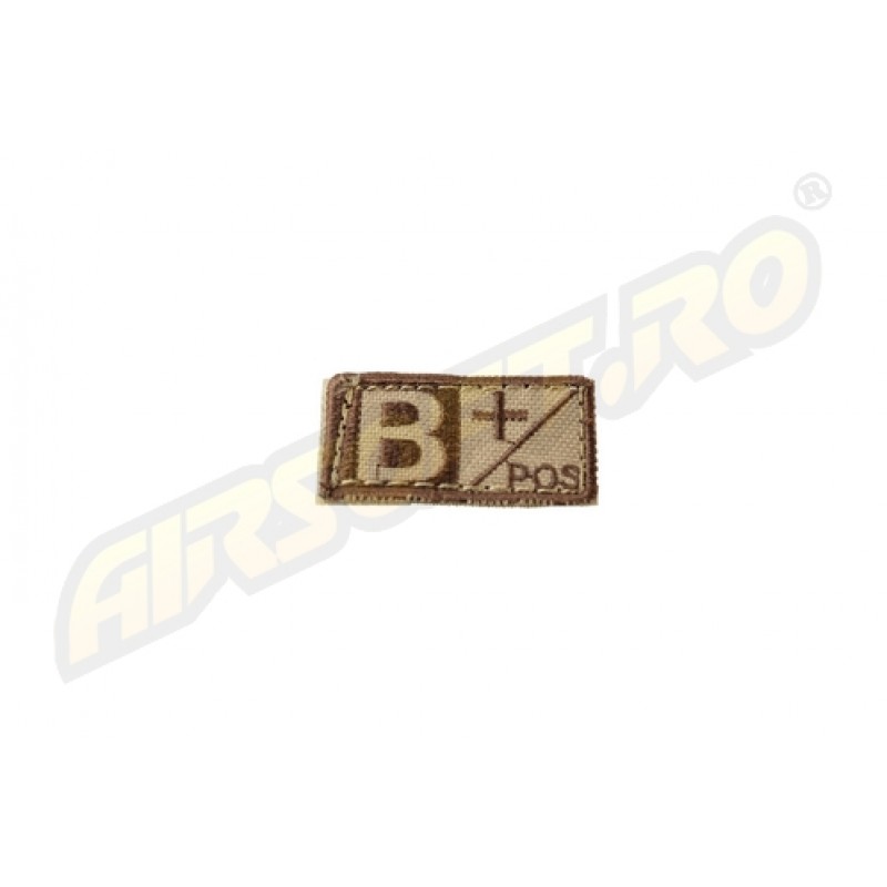 BLOODTYPE PATCH B-POSITIVE - TAN
