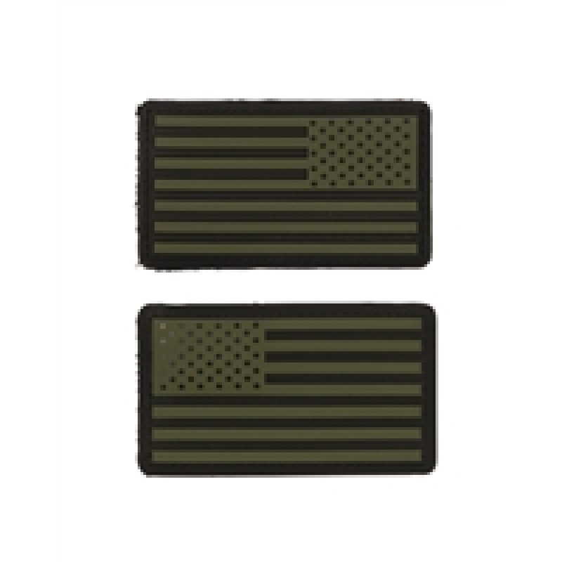 EMBLEMA / PATCH US - PVC - OLIV
