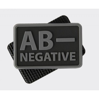Blood Patch PVC - O NEGATIV - BLACK