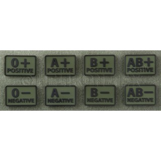 PATCH GRUPA SANGUINA - A POZITIV - OLIVE GREEN