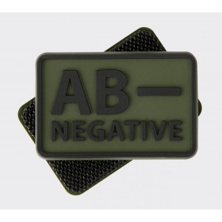 PATCH GRUPA SANGUINA - AB NEGATIV - OLIVE GREEN PATCH GRUPA SANGUINA - AB NEGATIV - OLIVE GREEN