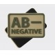 PATCH GRUPA SANGUINA - B NEGATIV - KAKI