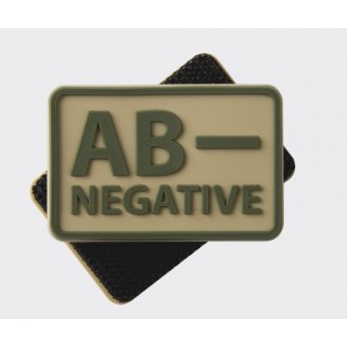 PATCH GRUPA SANGUINA - AB NEGATIV - KAKI