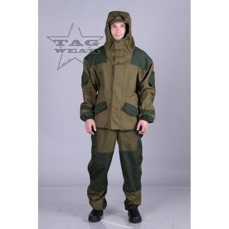 COMPLETO MODELLO GORKA M-P2 CAMUFFAMENTO KHAKI/GREEN