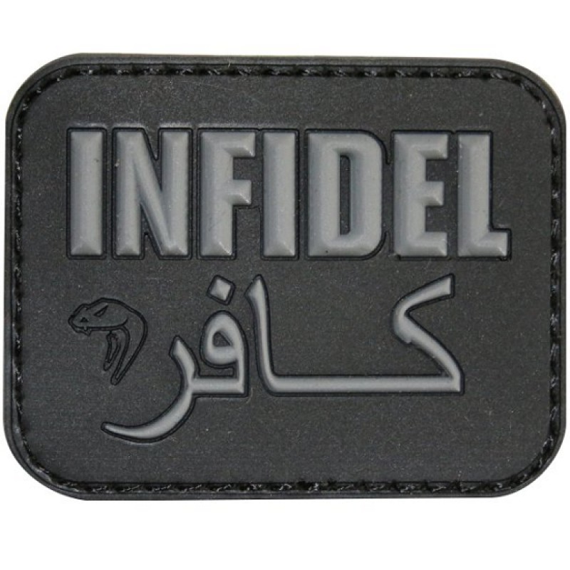 PATCH MESAJ - INFIDEL - BLACK