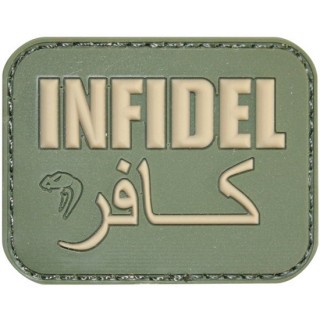 PATCH MESAJ - INFIDEL - GREEN PATCH MESAJ - INFIDEL - GREEN