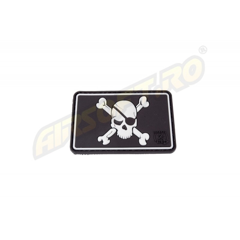 PATCH CAUCIUC - PIRATE SKULL - SWAT