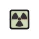 PATCH CAUCIUC - RADIOACTIVE - BLACK