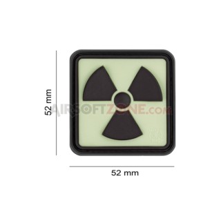 PATCH CAUCIUC - RADIOACTIVE - BLACK