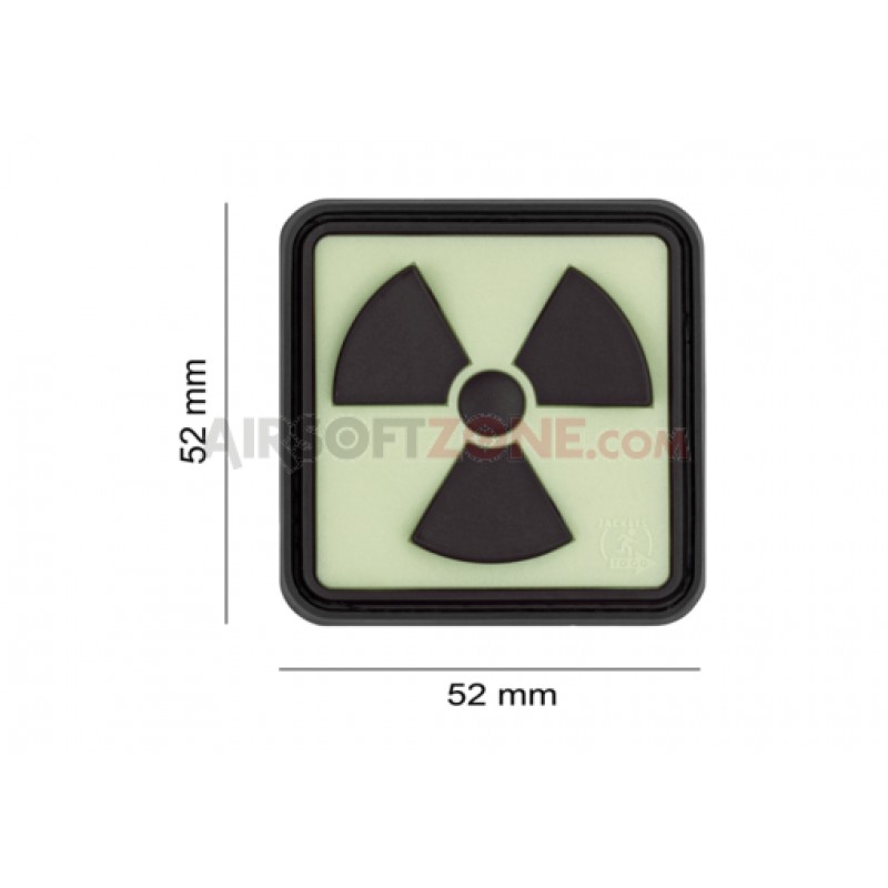 PATCH CAUCIUC - RADIOACTIVE - BLACK