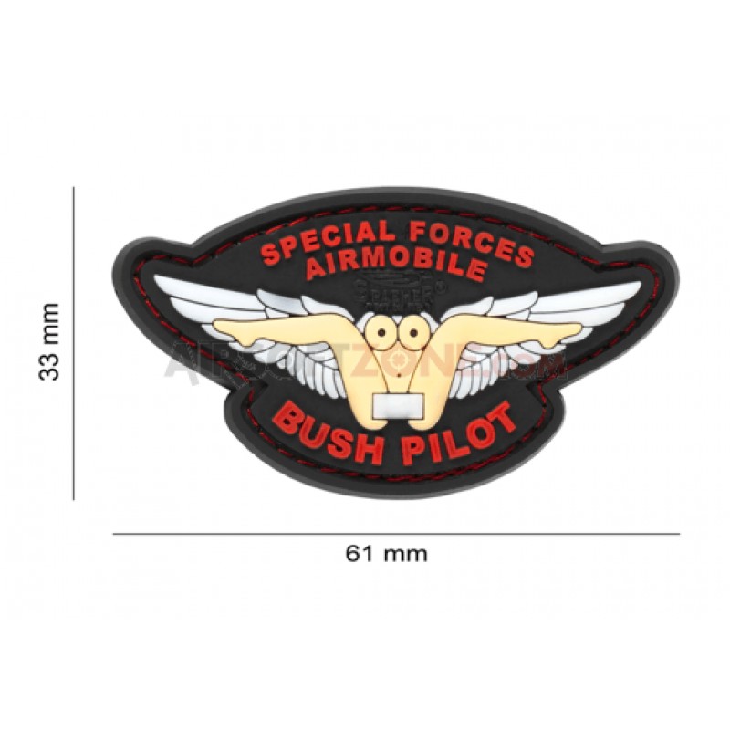 PATCH CAUCIUC BUSH PILOT - COLOR